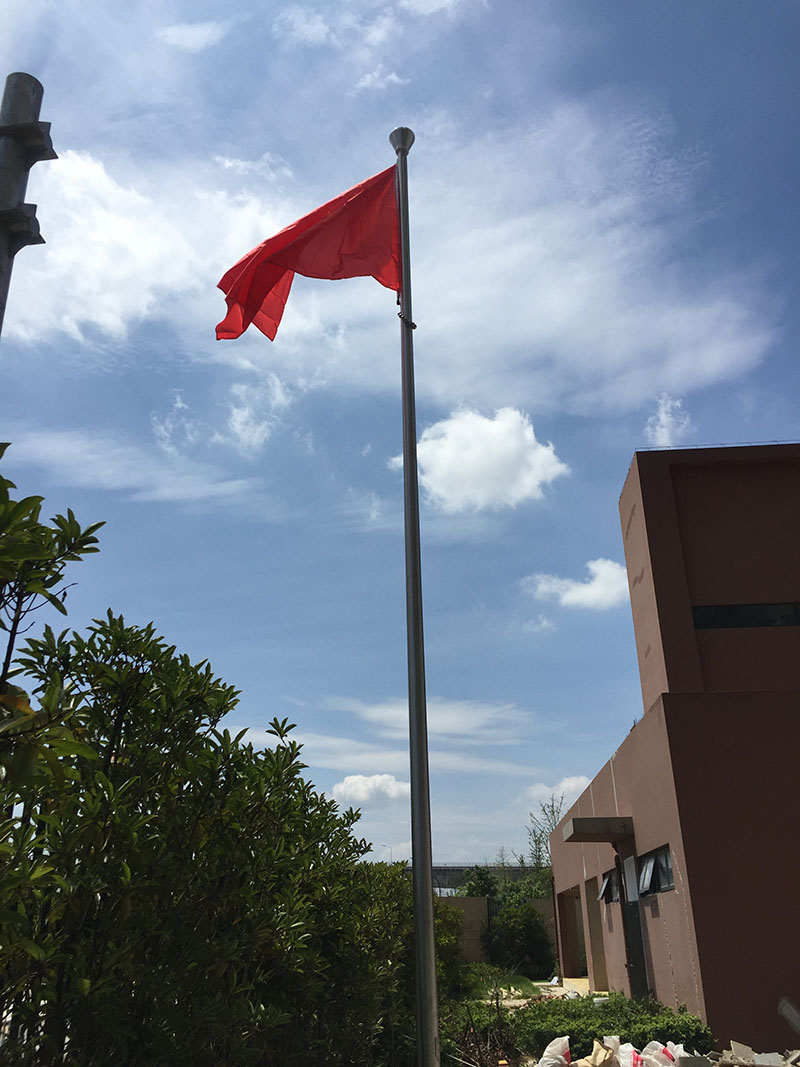 講話，國(guó)歌同步旗桿9